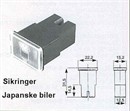 Japansk Sikring HUN 20A Hvid